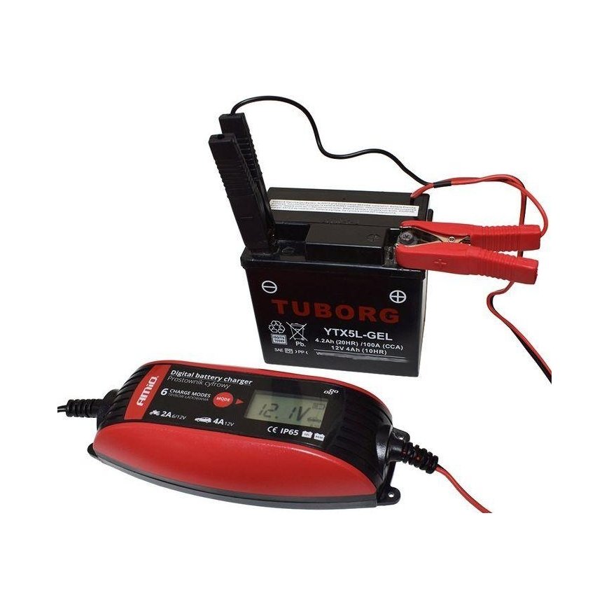 Amio skaitmeninis lygintuvas 6v / 12v - 2a / 4a - dvl dbc-4a – 2