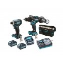 Makita DK0114G201 XGT Cordless tools set HP001G + TD001G + DC40RA + BL4040x2 + ADP10 + TOOLBAG (2 pcs Combo) Makita DK0114G201 XGT Cordless tools set HP001G + TD001G + DC40RA + BL4040x2 + ADP10 + TOOLBAG (2 pcs Combo)