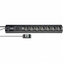 Brennenstuhl Eco-Line power supply line against overvoltage 4 sockets 1.5 m gray (1435220000)