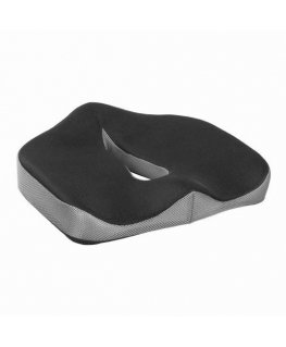 Laikiklis WP ŠD Ortopedinė pagalvė, spaudimui atsparus plastikinis galiukas, ergonominė, juoda, Powerton