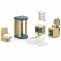 Viga Toys Dollhouse furniture set for the bathroom, VIGA PolarB Viga Toys Dollhouse furniture set for the bathroom, VIGA PolarB