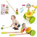 Wooden push carousel - rainbow, Classic World Wooden push carousel - rainbow, Classic World