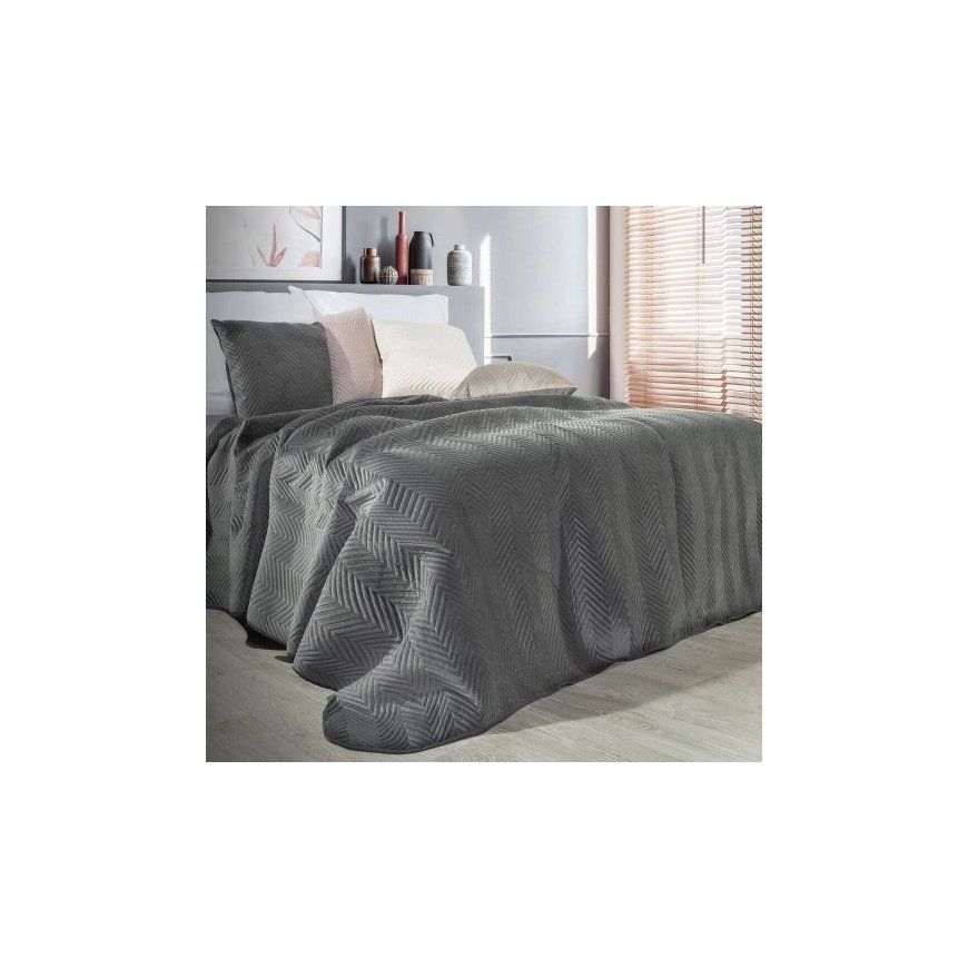 Eurofirany CHON / SOFIA / GRAF 200X220 GRAF Bedspread