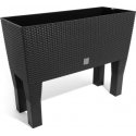 Prosperplast Flower pot with insert Rato Case High DRTC800H anthracite Prosperplast Flower pot with insert Rato Case High DRTC800H anthracite