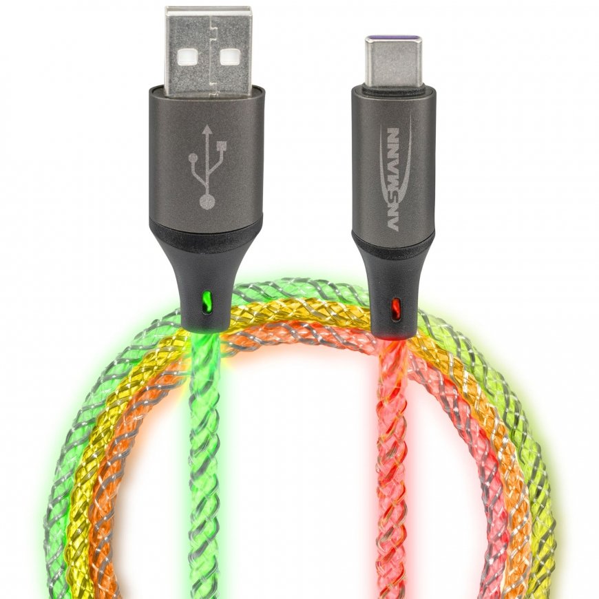 Ansmann USB-A / USB-C Cable with LED lighting 100cm 1700-0158 – 3