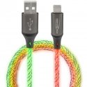 Ansmann USB-A / USB-C Cable with LED lighting 100cm 1700-0158