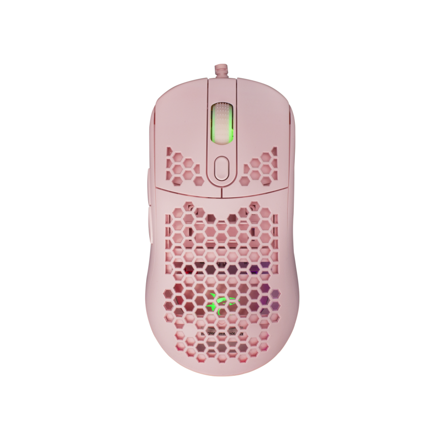 Ultra light gaming mouse White Shark Galahad White, 72g
