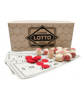 Sanro Stalo žaidimas LOTO (medinės bačkutės)