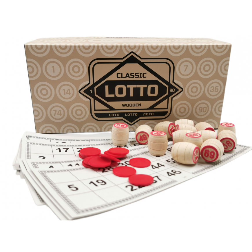Sanro Table game LOTO (wooden buckets)