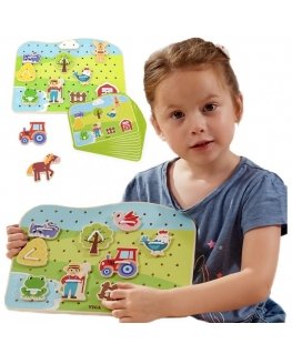 Viga Toys Viga Wooden Iron Farm Animal
