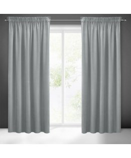 Eurofirany PIERRE CARDIN SIBEL Naktinė užuolaida iš minkšto aksomo, 260 g/m2, 140X270 cm, juosta / tunelis / kabliukai, spalva: 