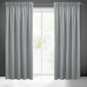 Eurofirany PIERRE CARDIN SIBEL Night curtain made of soft velvet, 260 g/m2, 140X270 cm, tape / tunnel / hooks, color: gray
