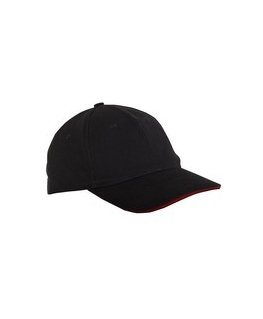 Lahti Pro baseball caps, cotton, black 12 pcs. (L1812300)