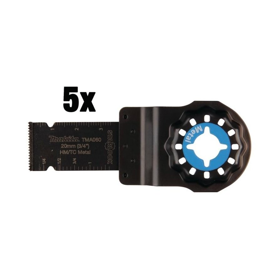 Makita B-64945 MULTITOOL PLUNGE CUT SAW BLADE 20mm TMA060 HM , STARLOCK, Metalas – 4