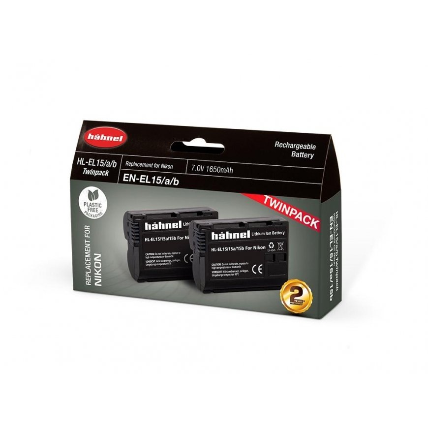 Hahnel HÄHNEL BATTERY NIKON HL-EL15HP TWIN PACK – 3