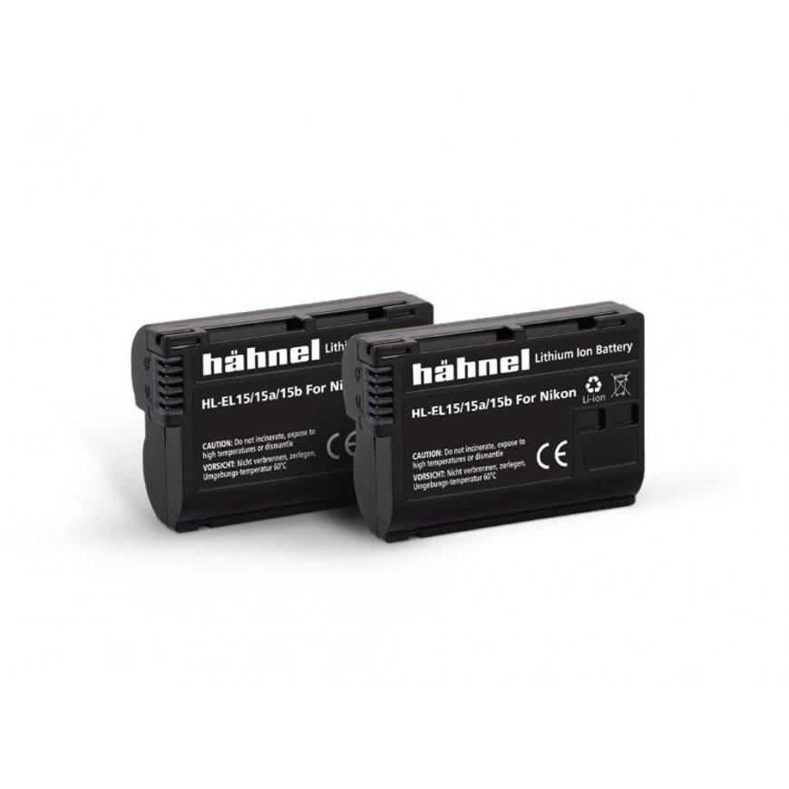 Hahnel HÄHNEL BATTERY NIKON HL-EL15HP TWIN PACK – 4
