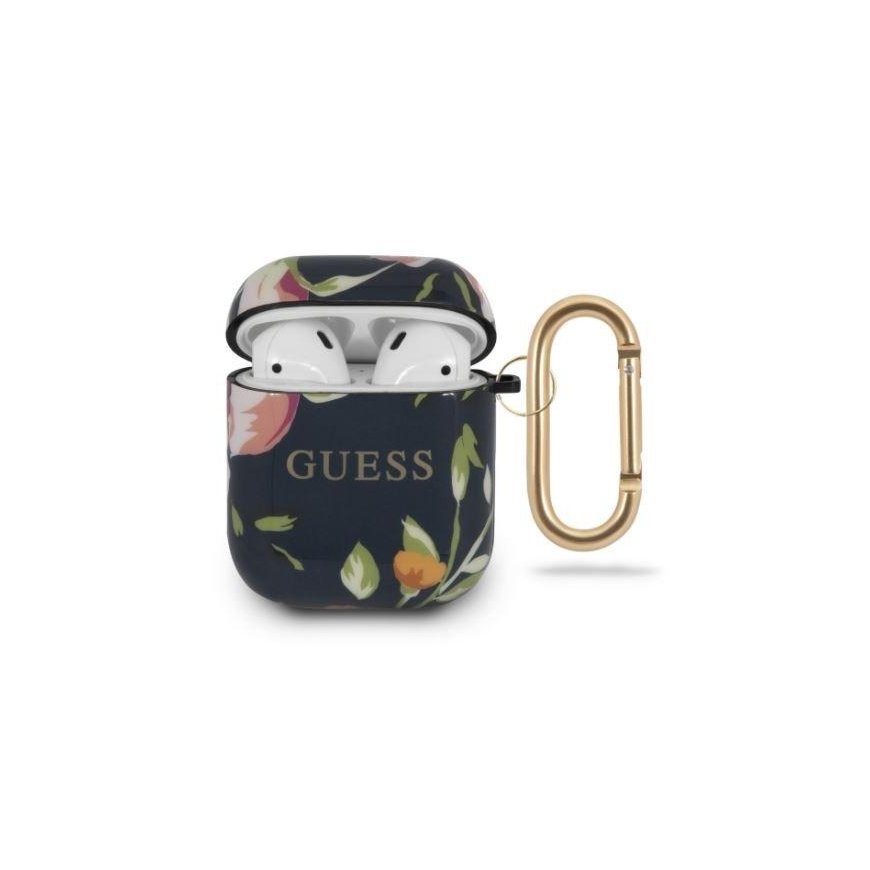 Guess protective case GUACA2TPUBKFL03 Flower Collection N3 for AirPods 1 black – 2