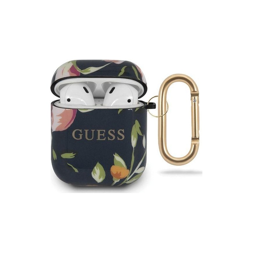 Guess protective case GUACA2TPUBKFL03 Flower Collection N3 for AirPods 1 black – 5