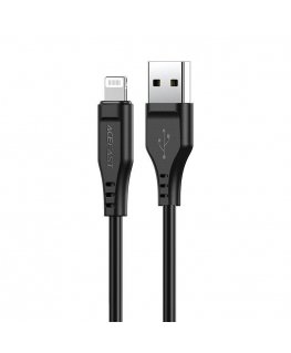 Acefast cable MFI USB - lightning 1.2 m, 2.4 A black (C3-02 black)