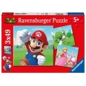 Ravensburger Dėlionė 3x49 vnt. - Super Mario Ravensburger Dėlionė 3x49 vnt. - Super Mario