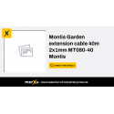 Montis Garden extension cable 40m 2x1mm MT080-40 Montis Montis Garden extension cable 40m 2x1mm MT080-40 Montis