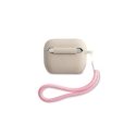 Guess Protective case GUACAPLSVSGP silicone Vintage for AirPods Pro gray pink