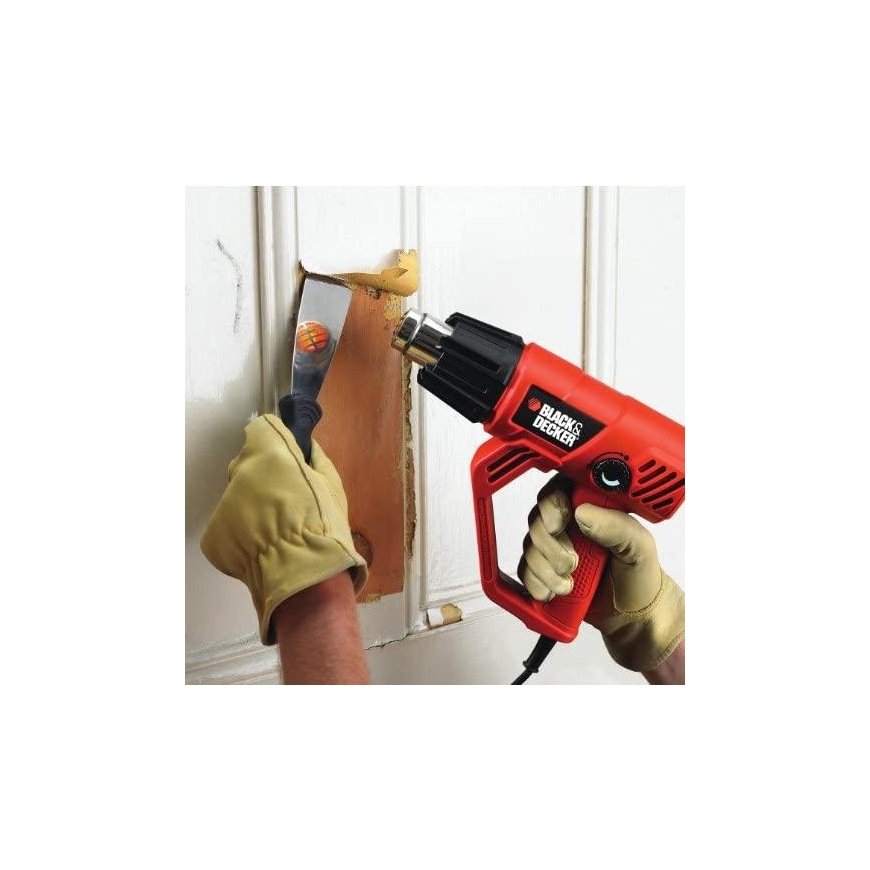 Black & Decker KX2001K heat gun Hot air gun 500 l/min 600 °C 2000 W Black Orange – 5