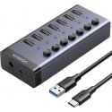 Ugreen daugiafunkcis HUB 7in1 USB Type C – 7x USB Type A 3.0 PD DC 12V pilka (CM481) Ugreen daugiafunkcis HUB 7in1 USB Type C – 7x USB Type A 3.0 PD DC 12V pilka (CM481)