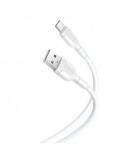 Cable USB to USB-C XO NB212 2.1A 1m (white)