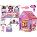 Lean Cars Princess Tent for Kids Beauty Salon Pink Accessories Crown Lean Cars Princess Tent for Kids Beauty Salon Pink Accessories Crown