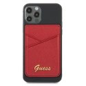 Case Guess Guess Wallet Card Slot GUWMSSASLRE MagSafe Saffiano Red / Red