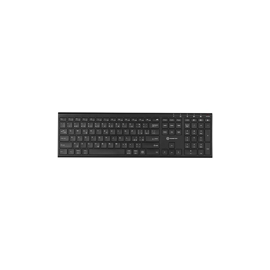 Powerton Keyboard Powerton UltraSlim Wireless Black