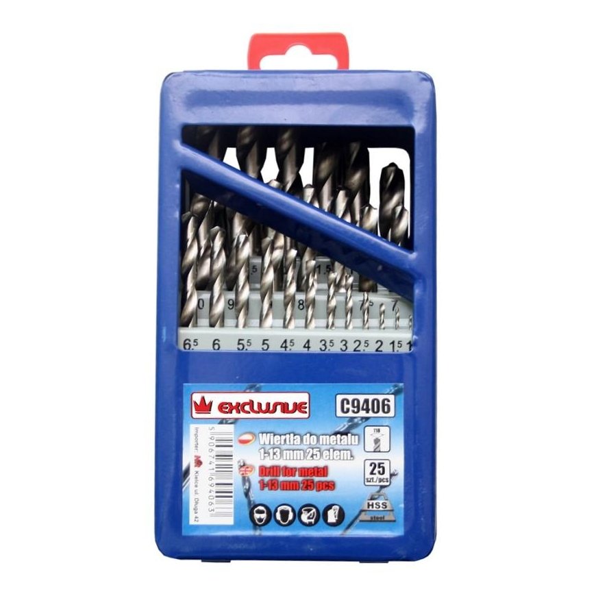 Drilled Richmann Metal drill set 1-13 mm 25 pcs – 4