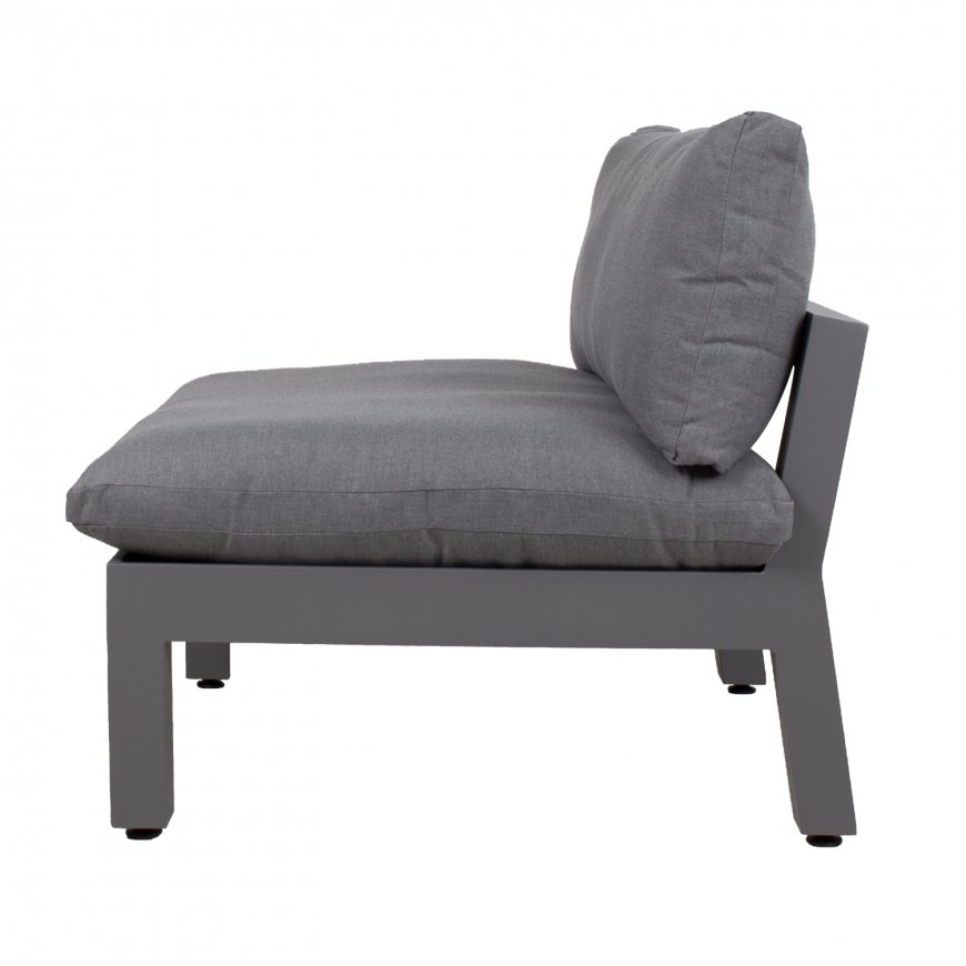 Modular sofa FLUFFY armless section, grey – 3