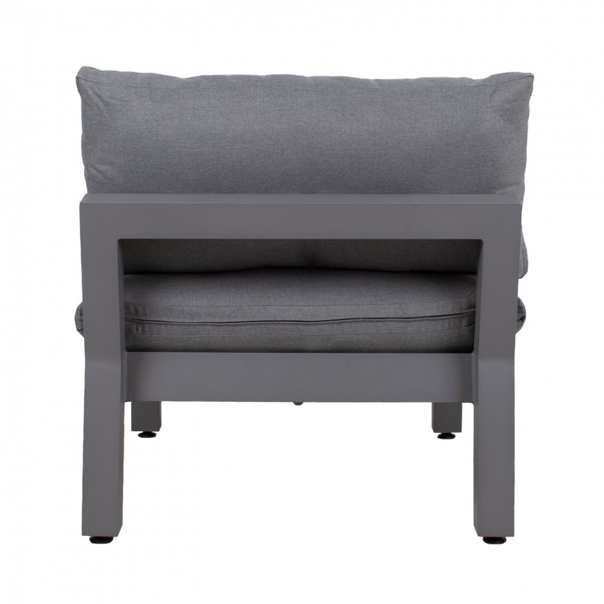 Modular sofa FLUFFY armless section, grey – 4
