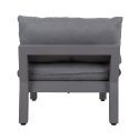 Modular sofa FLUFFY armless section, grey Modular sofa FLUFFY armless section, grey