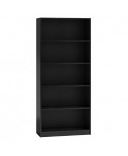 Topeshop R80 CZERŃ office bookcase