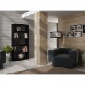 Topeshop R80 CZERŃ toimiston kirjahylly Topeshop R80 CZERŃ toimiston kirjahylly
