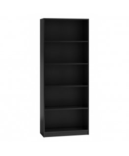 Topeshop R60 CZERŃ office bookcase