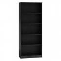 Topeshop R60 CZERŃ toimiston kirjahylly Topeshop R60 CZERŃ toimiston kirjahylly