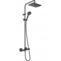 Hansgrohe Showerpipe 230 душевая система 2 головка(и) Стена Черный Hansgrohe Showerpipe 230 душевая система 2 головка(и) Стена Черный