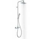 Hansgrohe Showerpipe 230 dušo sistema 2 galvutės Siena Juoda