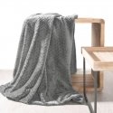 Eurofirany DESIGN 91 CINDY Soft and gentle plaid with an embossed pattern, 170X210 cm, color: steel Eurofirany DESIGN 91 CINDY Soft and gentle plaid with an embossed pattern, 170X210 cm, color: steel