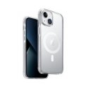 UNIQ DĖKLAS Lino Hujė do iPhone 14 Plus 6,7 colių Magclick įkrovimo smėlio/medžio anglių pilka