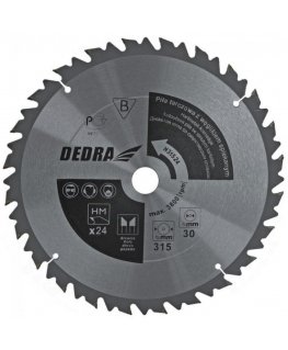 Circular saw Dedra 450x30mm 36z. with HM inserts and travel limiter - HL45036