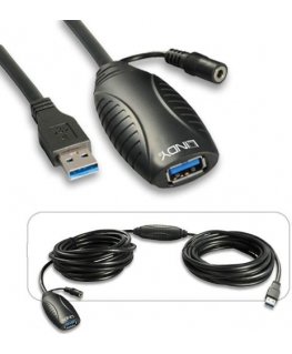 Tablet Lindy 43156 USB cable 10 m USB 3.2 Gen 1 (3.1 Gen 1) USB A Black