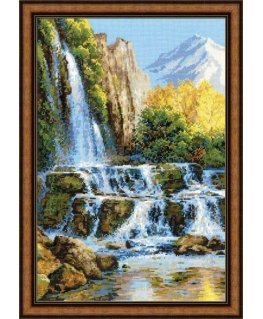 Uab 039039Riolis039039 Landscape with a waterfall 1194