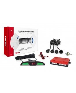 Amio Parking sensors in reverse LED cob 4 sensors black "gold" 18mm
