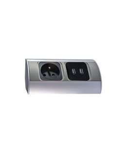 Orno Disposable furniture cover with/without 16A + 2 xUSB IP20 aluminum foil/OR-AE-1310