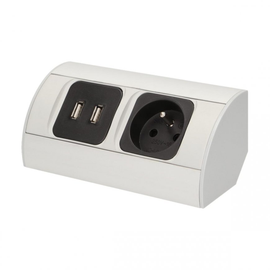 Orno Disposable furniture cover with/without 16A + 2 xUSB IP20 aluminum foil/OR-AE-1310 – 2